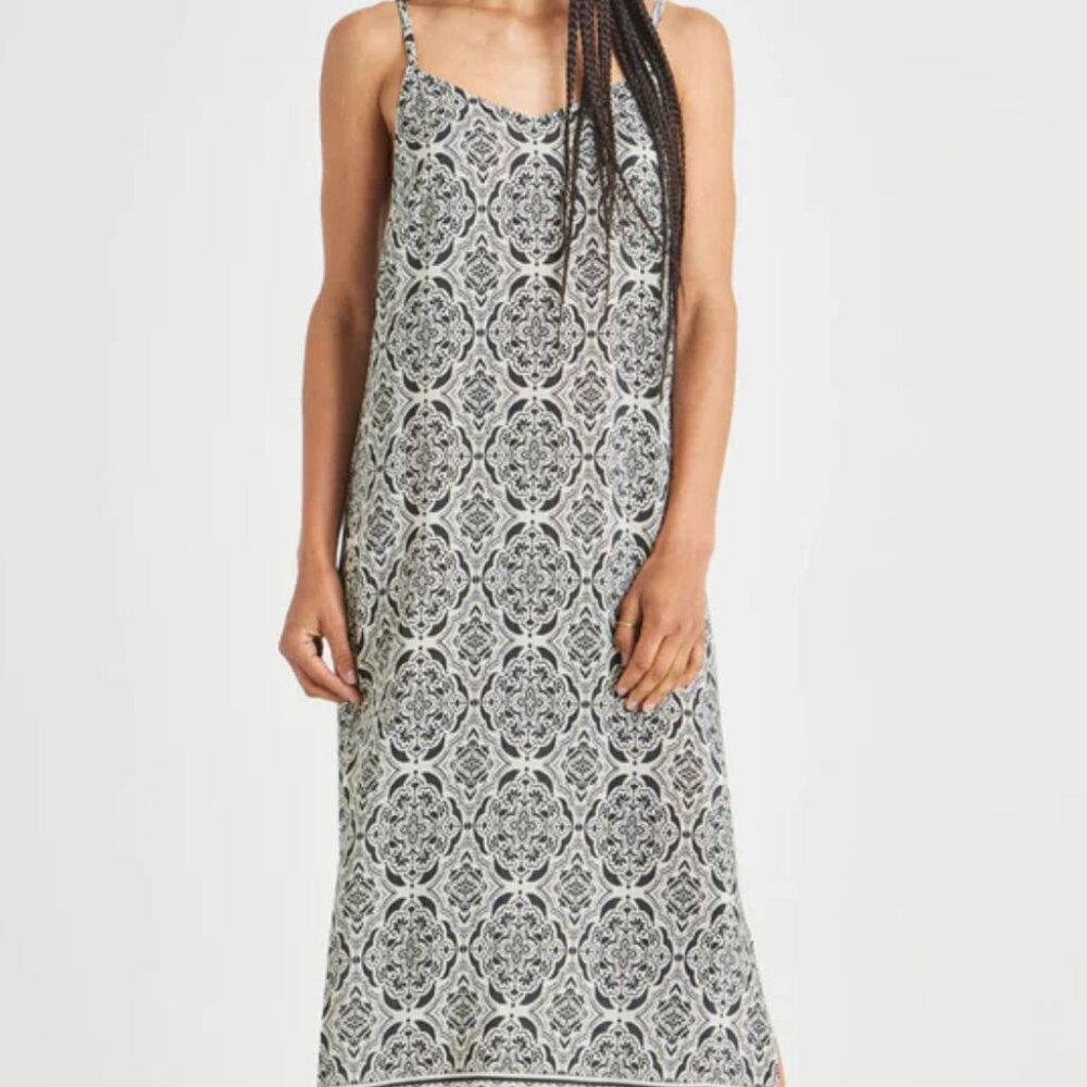 Splendid Silk Dress Duomo Print
